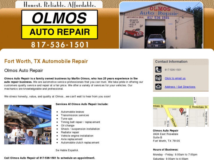 www.olmosautorepair.com