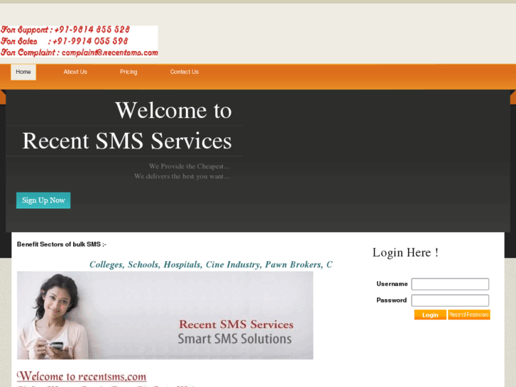 www.recentsms.com