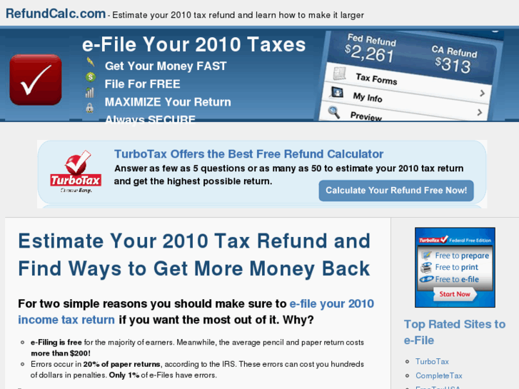 www.refundcalc.com