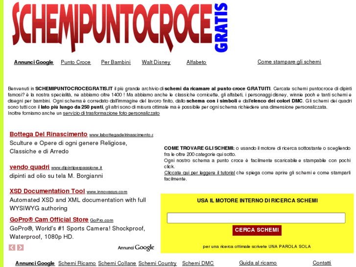 www.schemipuntocrocegratis.it