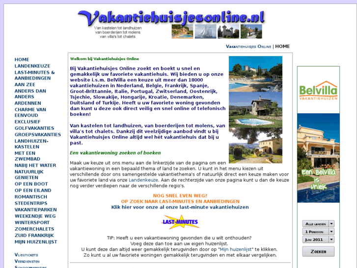 www.vakantiehuisjesonline.nl