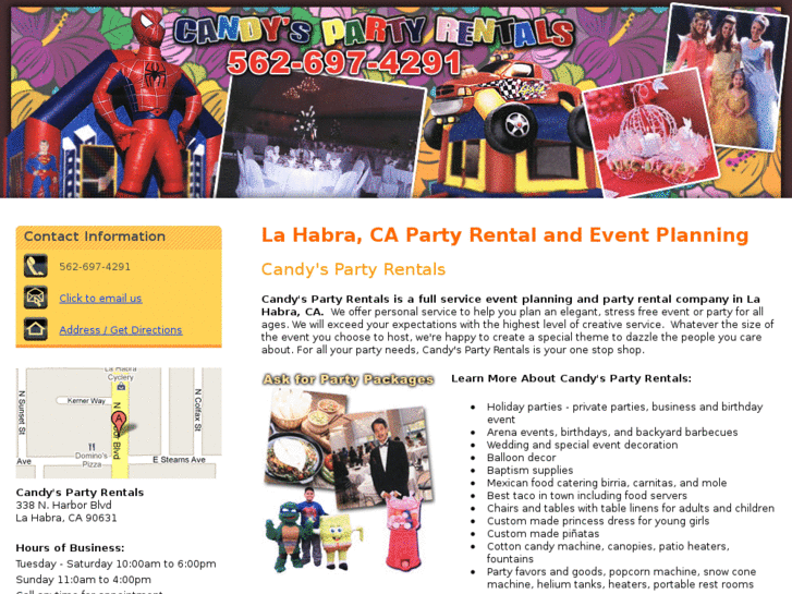 www.candyspartyrentals.net