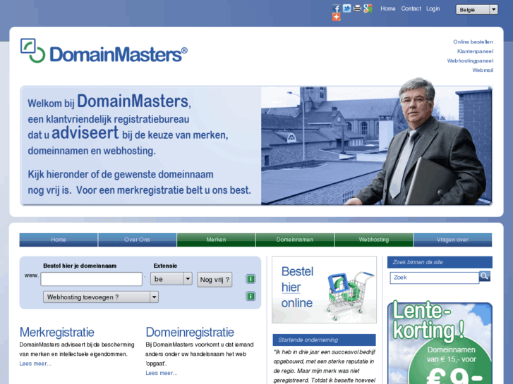 www.domainmasters.be