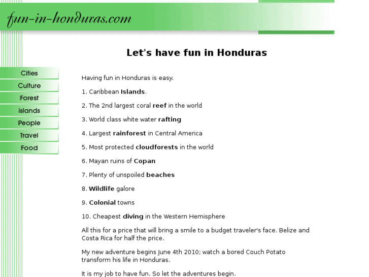 www.fun-in-honduras.com