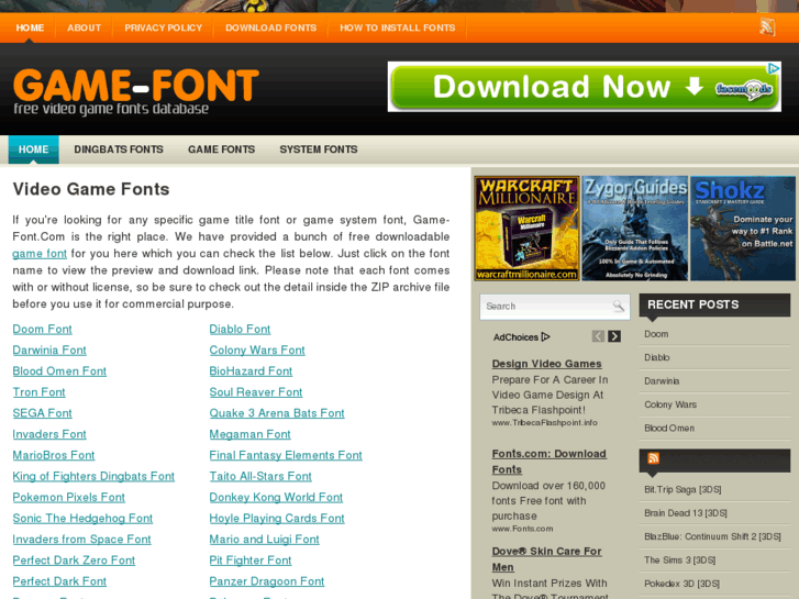 www.game-font.com