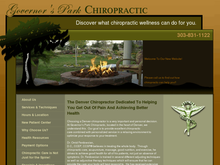 www.governorsparkchiropractic.com