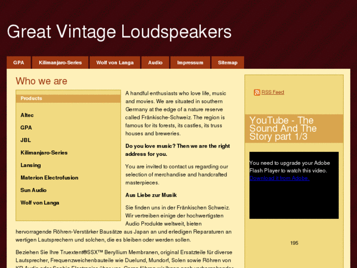 www.greatvintageloudspeakers.com