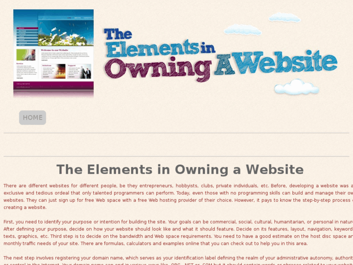 www.owning-a-website.com