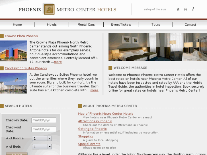 www.phoenixmetrocenterhotels.com