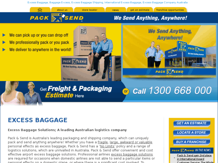 www.sendexcessbaggage.com.au