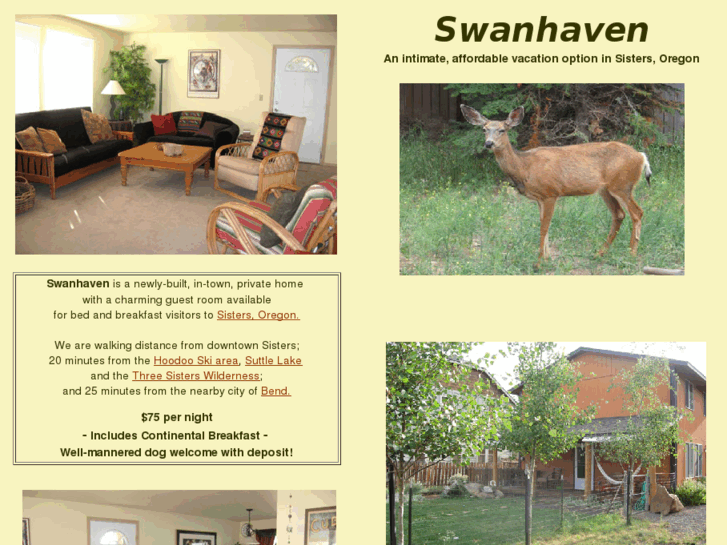 www.swanhavenbedandbreakfast.com