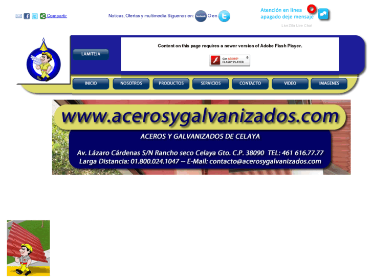 www.acerosygalvanizados.com