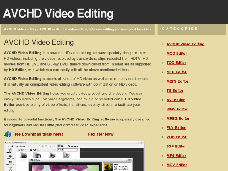 www.avchdvideoediting.com