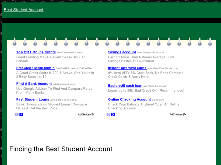 www.beststudentaccount.com