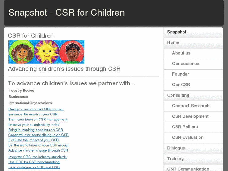 www.csrforchildren.com