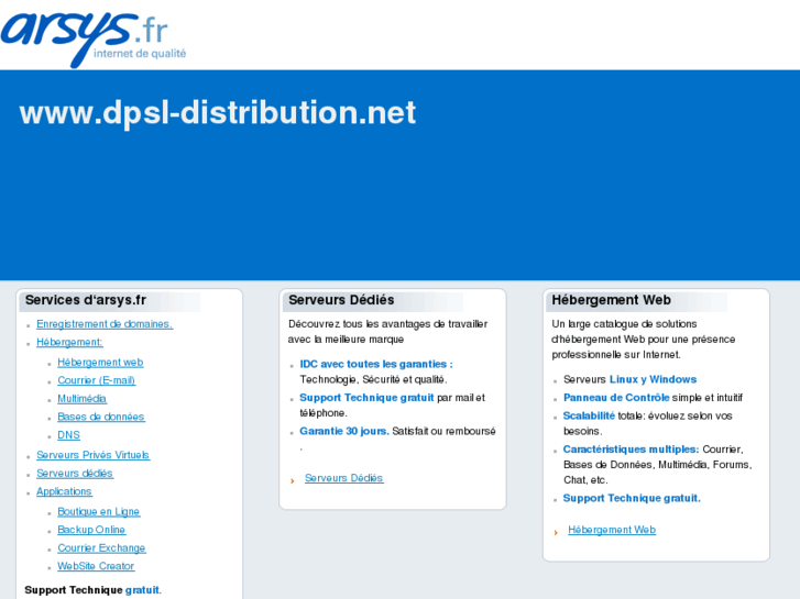 www.dpsl-distribution.net