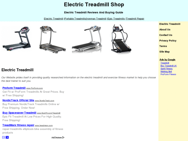 www.electrictreadmillshop.com