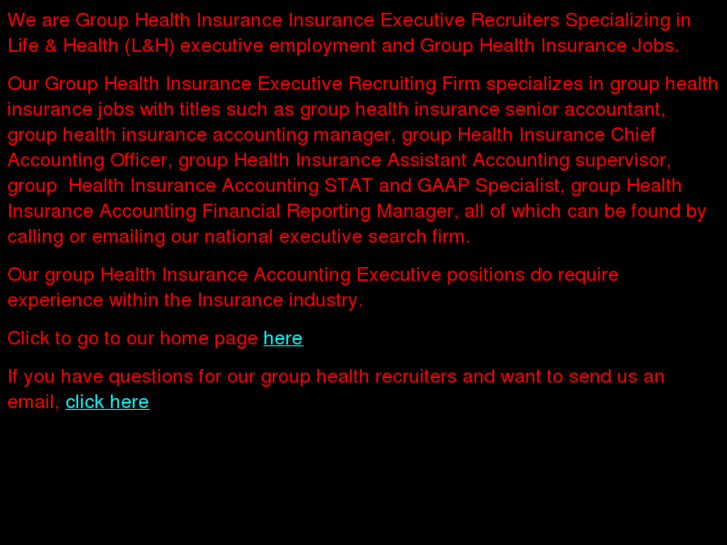 www.grouphealthinsurancejobs.com