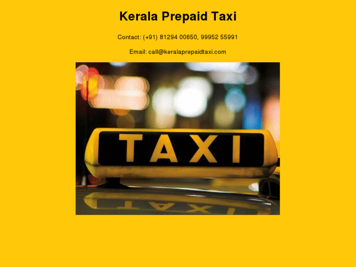 www.keralaprepaidtaxi.com