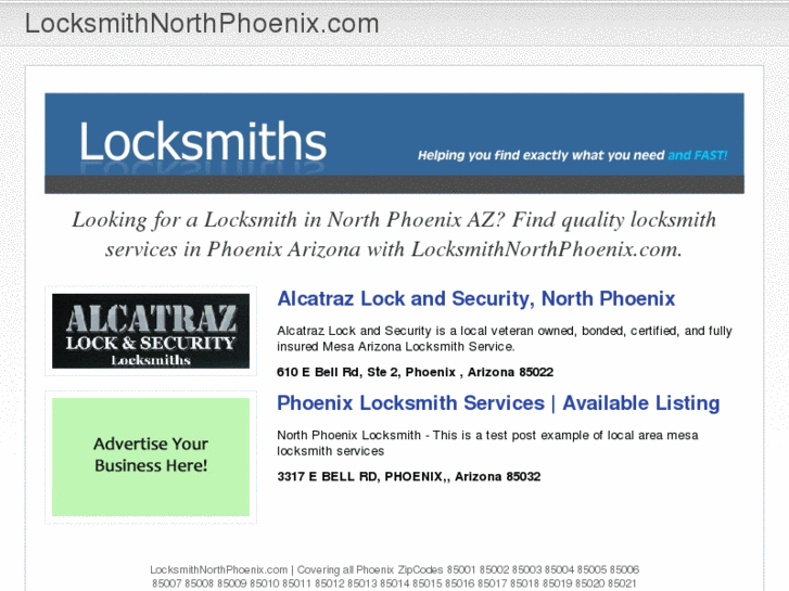 www.locksmithnorthphoenix.com