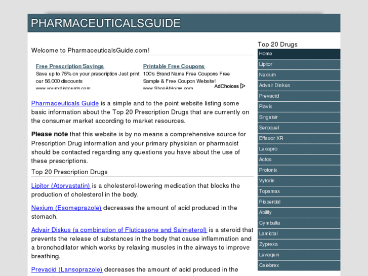 www.pharmaceuticalsguide.com