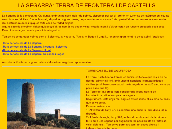 www.ruta-castells-segarra.com