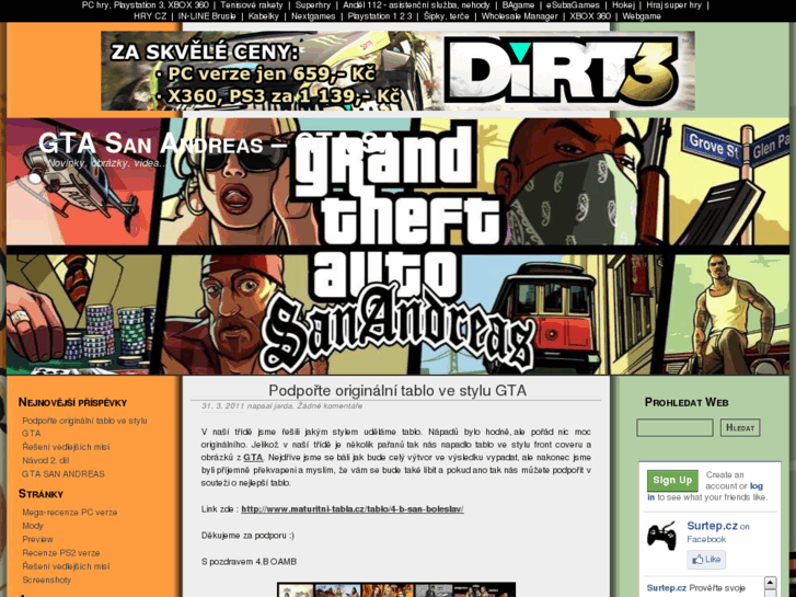 www.gtasanandreas.cz