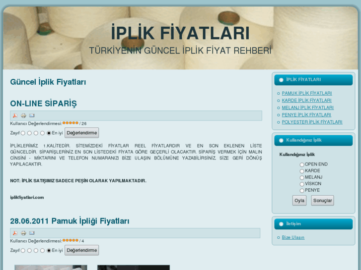 www.iplikfiyatlari.com