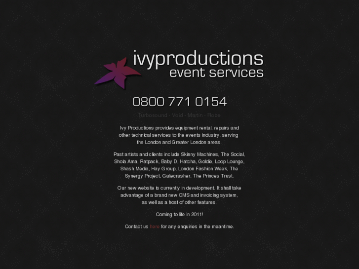 www.ivyproductions.co.uk