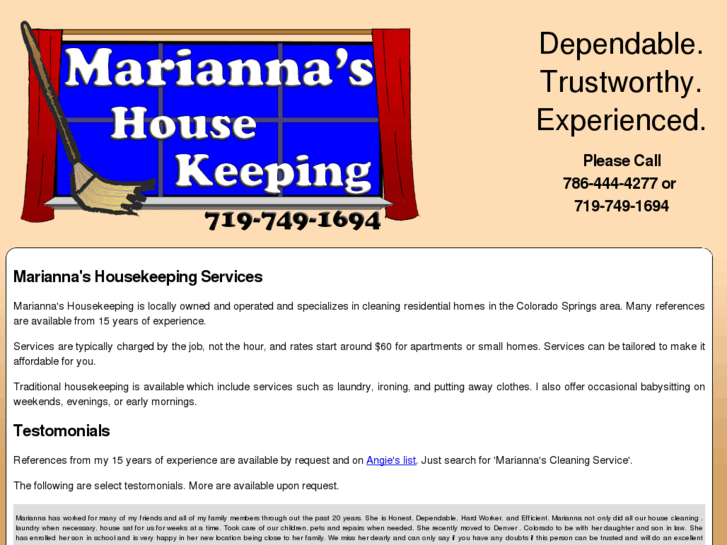 www.mariannashousekeeping.com