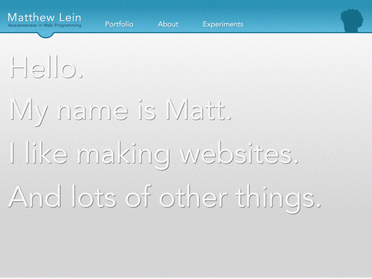 www.mattlein.com