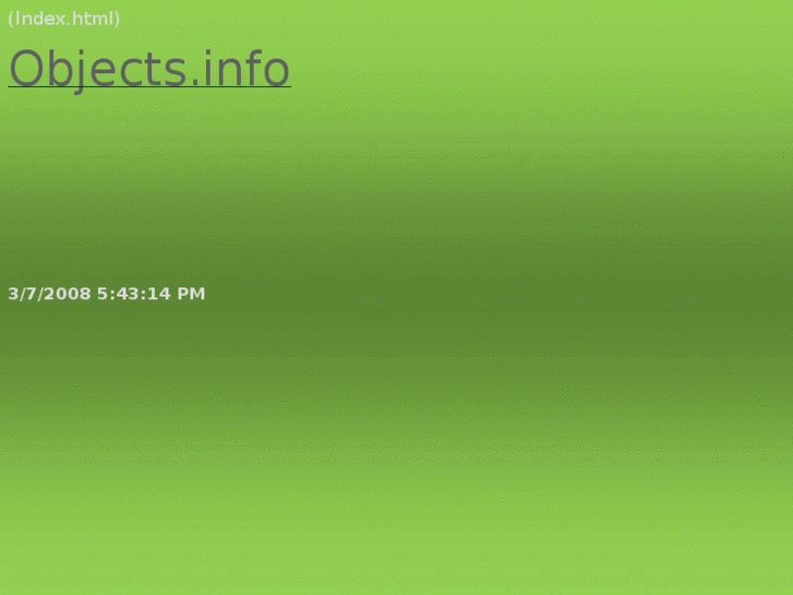 www.objects.info