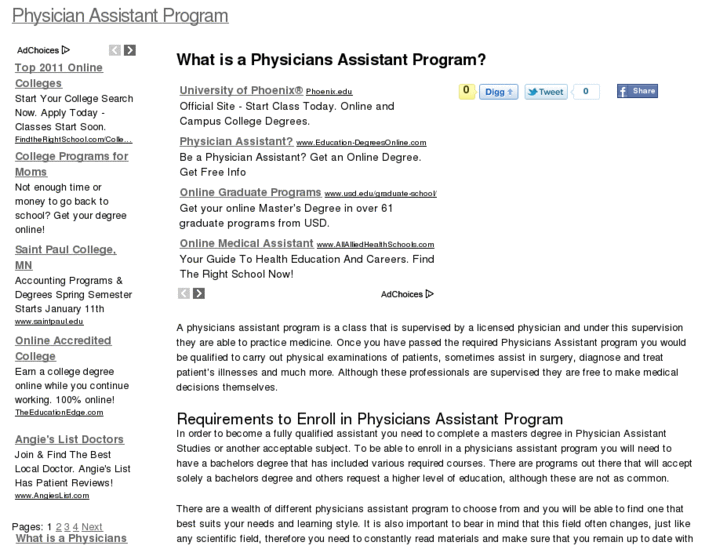 www.physiciansassistantprogram.org