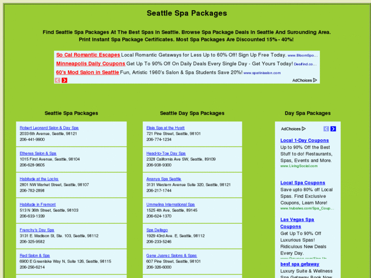 www.seattlespapackages.com