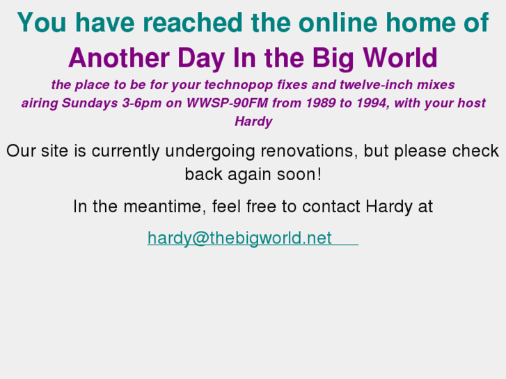 www.thebigworld.net