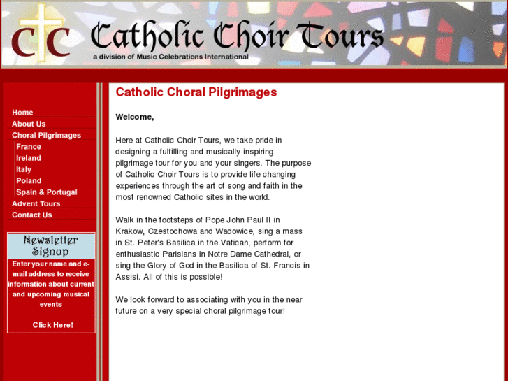 www.catholicchoirtours.com