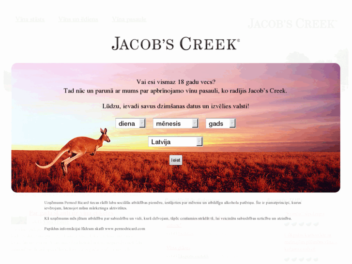 www.jacobscreek.lv