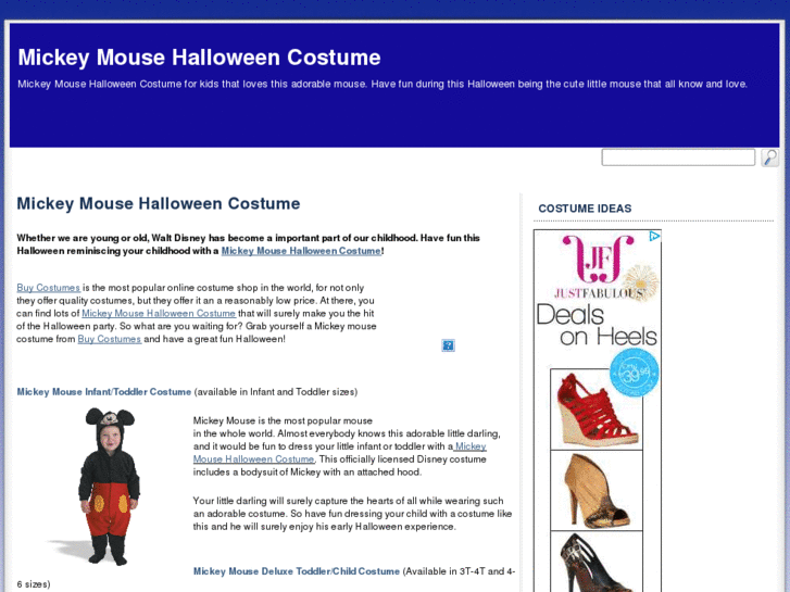 www.mickeymousehalloweencostume.org