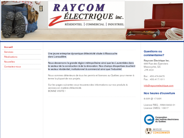 www.raycomelectrique.com