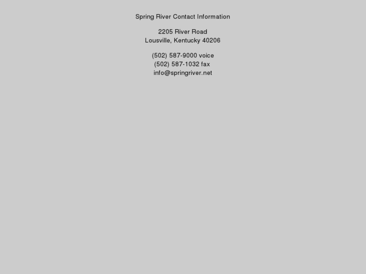 www.springriver.net