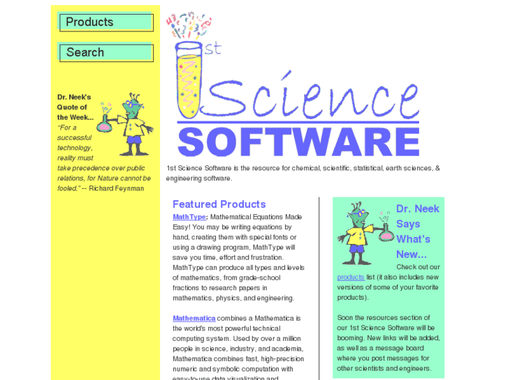www.1stsciencesoftware.com