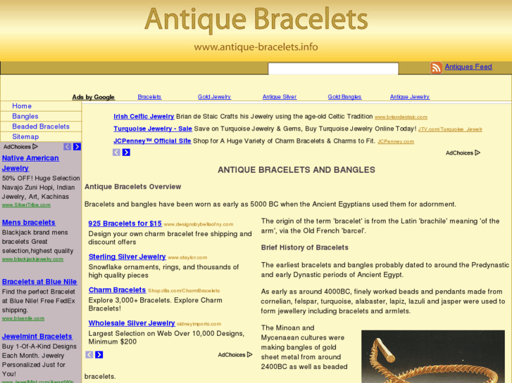 www.antique-bracelets.info