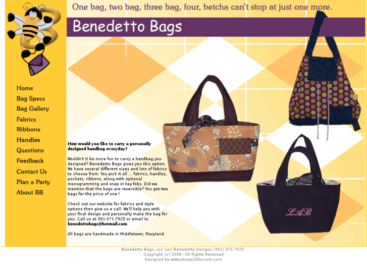 www.benedettobags.com