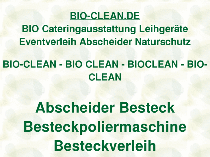 www.bio-clean.de