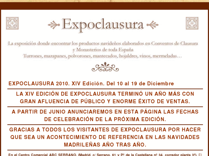 www.expoclausura.es