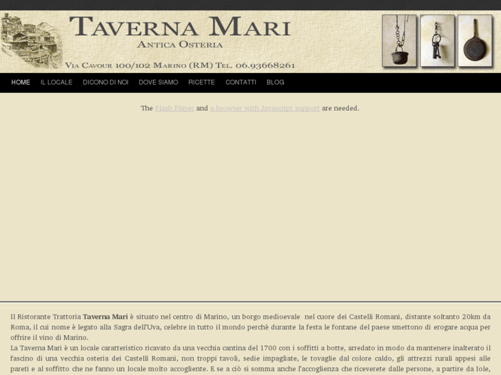 www.tavernamari.it