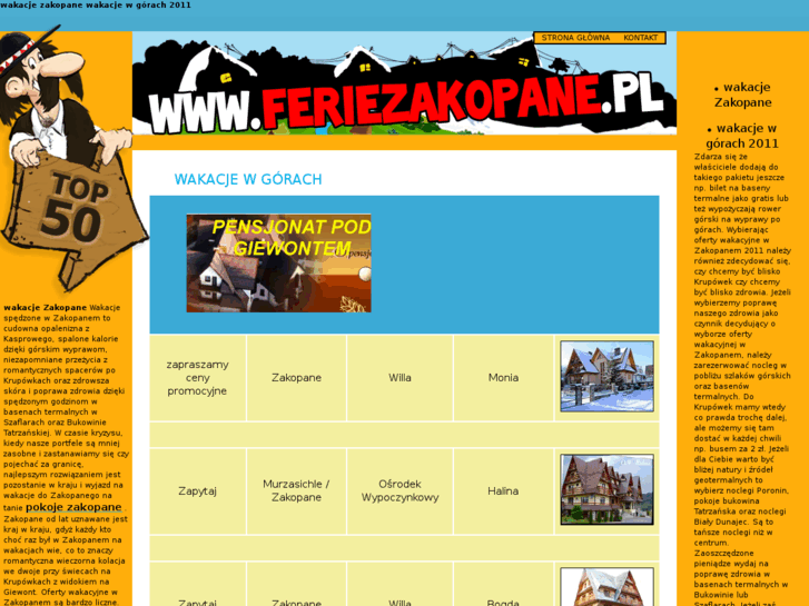 www.wakacjezakopane.com.pl