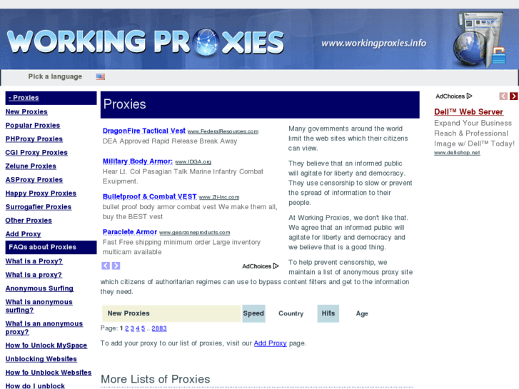 www.workingproxies.info