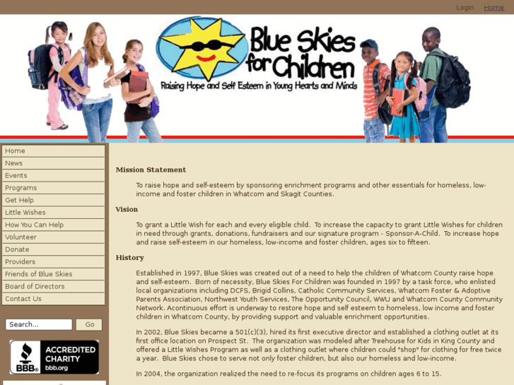 www.blueskiesforchildren.org