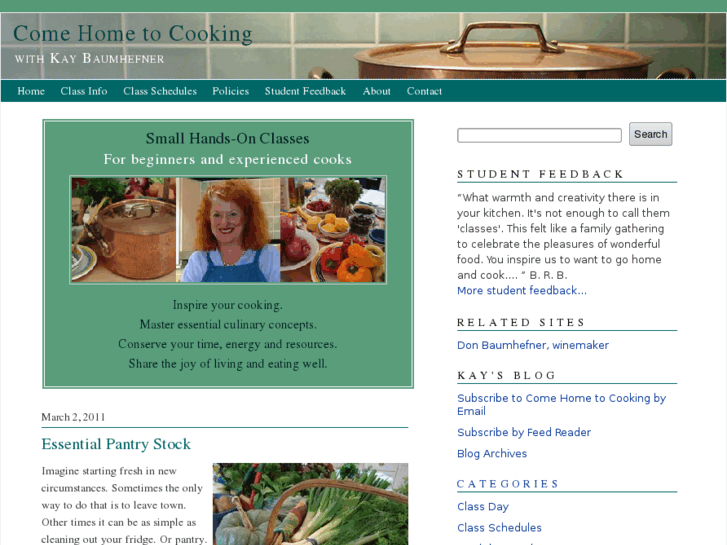 www.comehometocooking.com